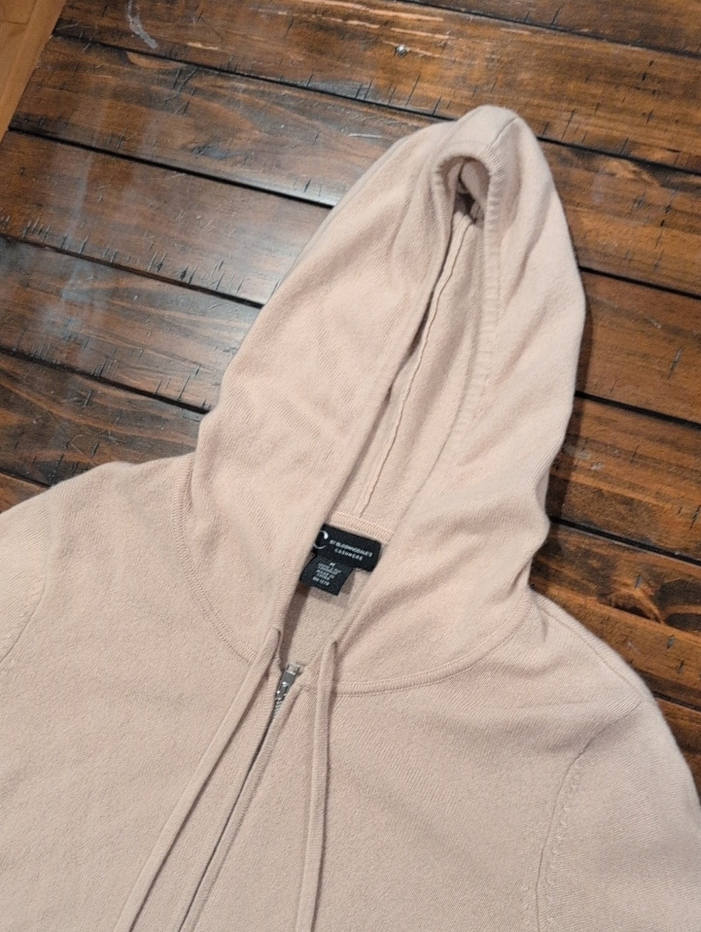 Bloomingdale's Cashmere Full Zip Hoodie C By Bloomingdale's - Picture 3 of 7